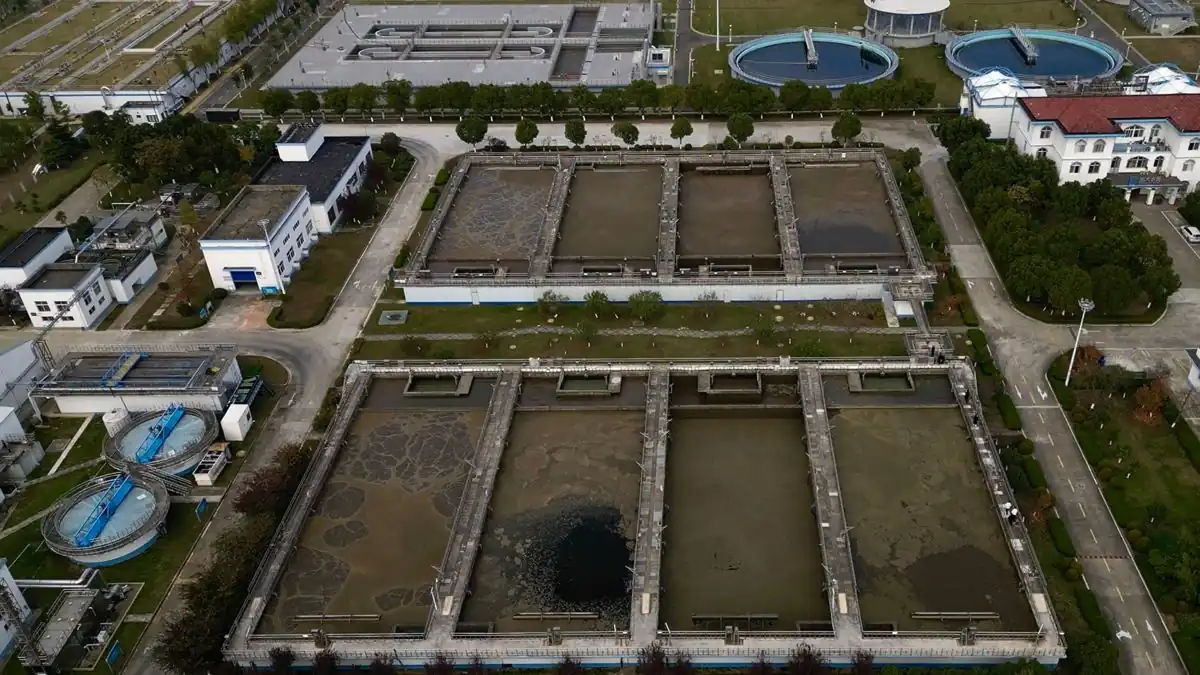 Municipal sewage discharge