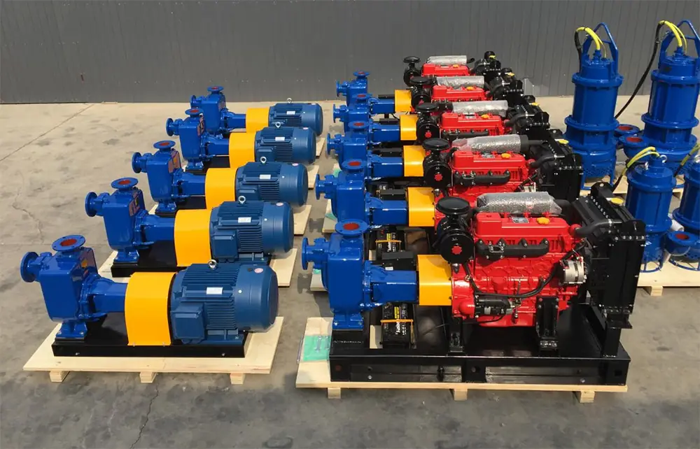 horizontal sewage pump