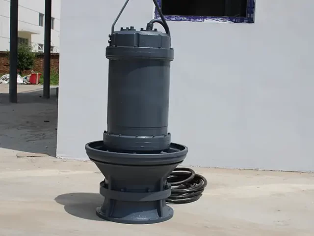 Submersible axial flow pump