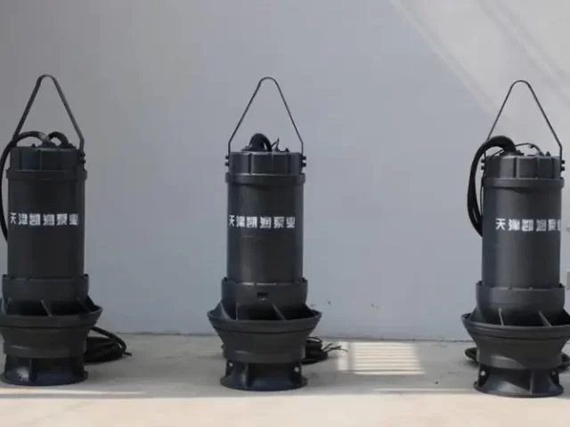 Vertical axial flow pump