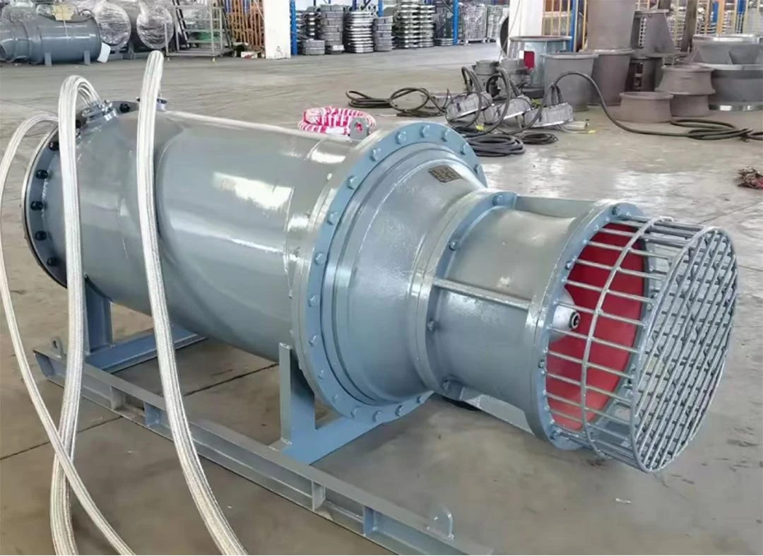 horizontal submersible axial flow pump installation kairun
