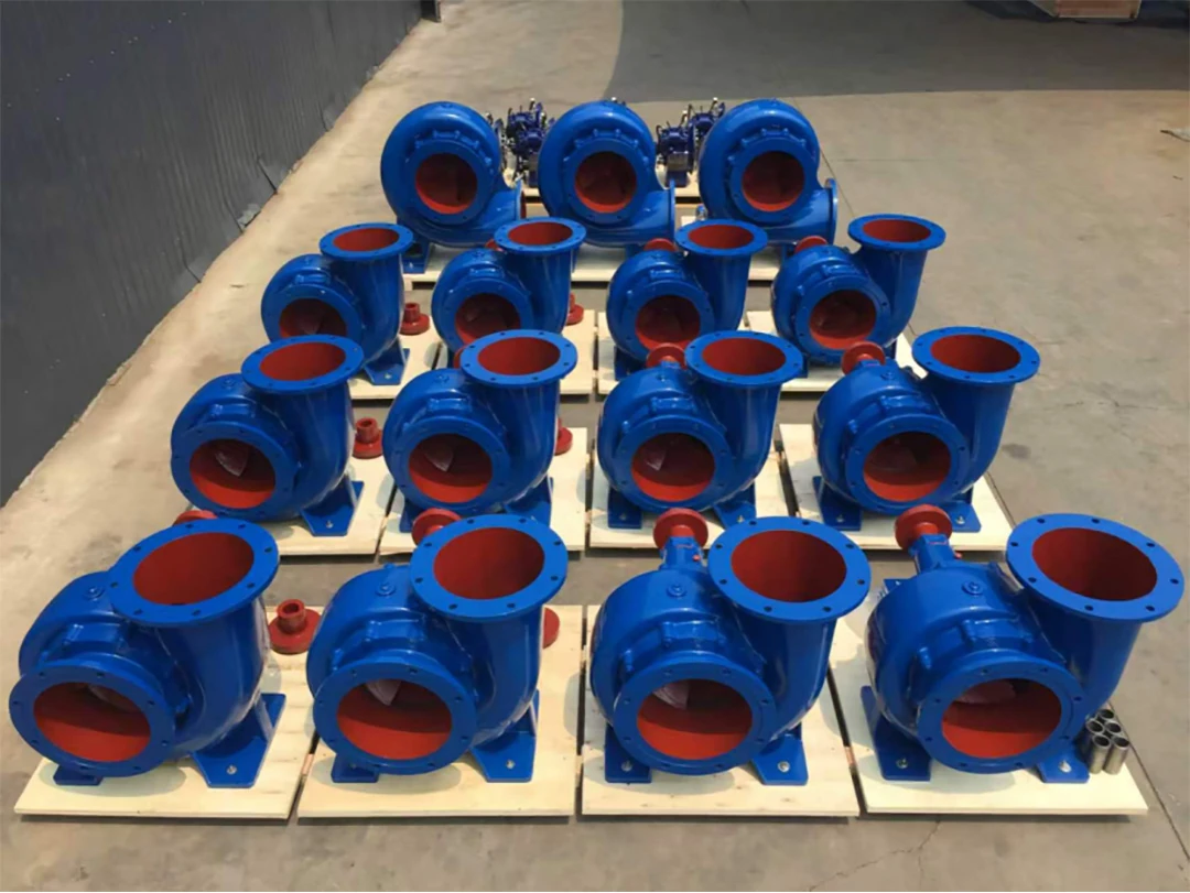 hw series horizontal installation mixed flow pump industrial fluid transport