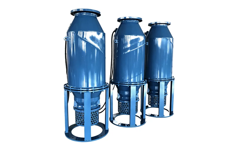 vertical tubular well axial flow pump