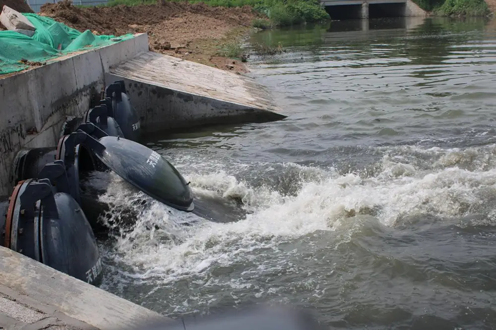 submersible wastewater pump discharge valve