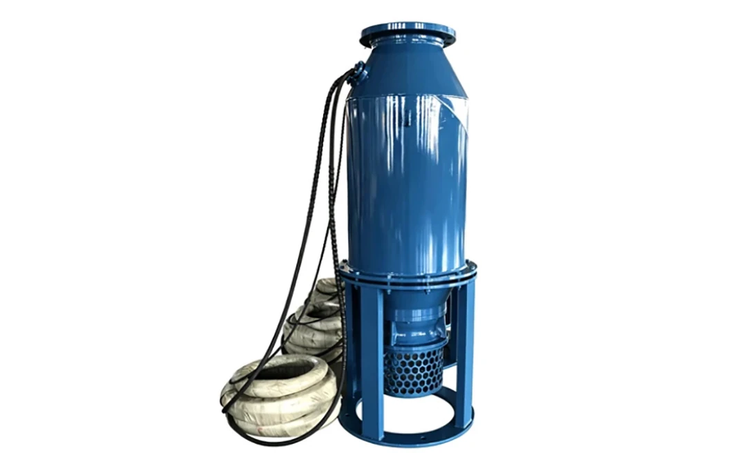 vertical tubular well axial flow pump
