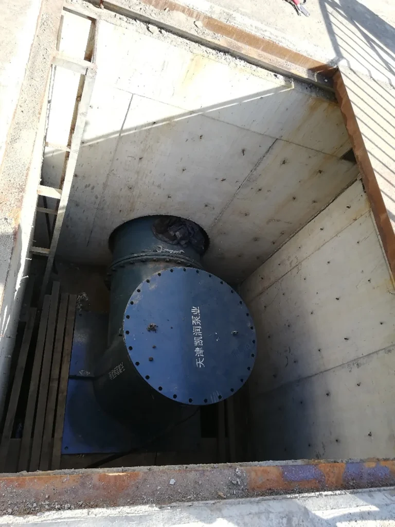 river water intake pump pit